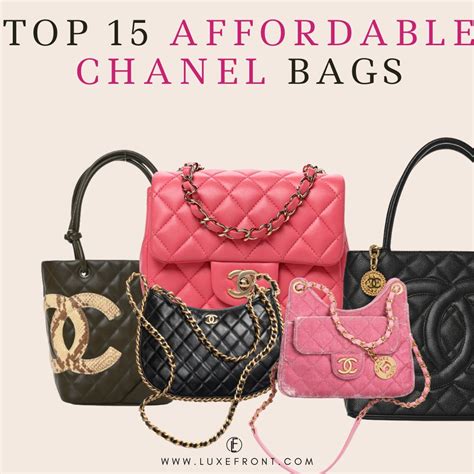 cheapest things at chanel|most affordable Chanel bag.